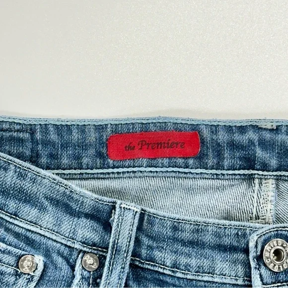 AG Adriano Goldschmied Light Blue Straight Leg Jeans - Picture 8 of 14